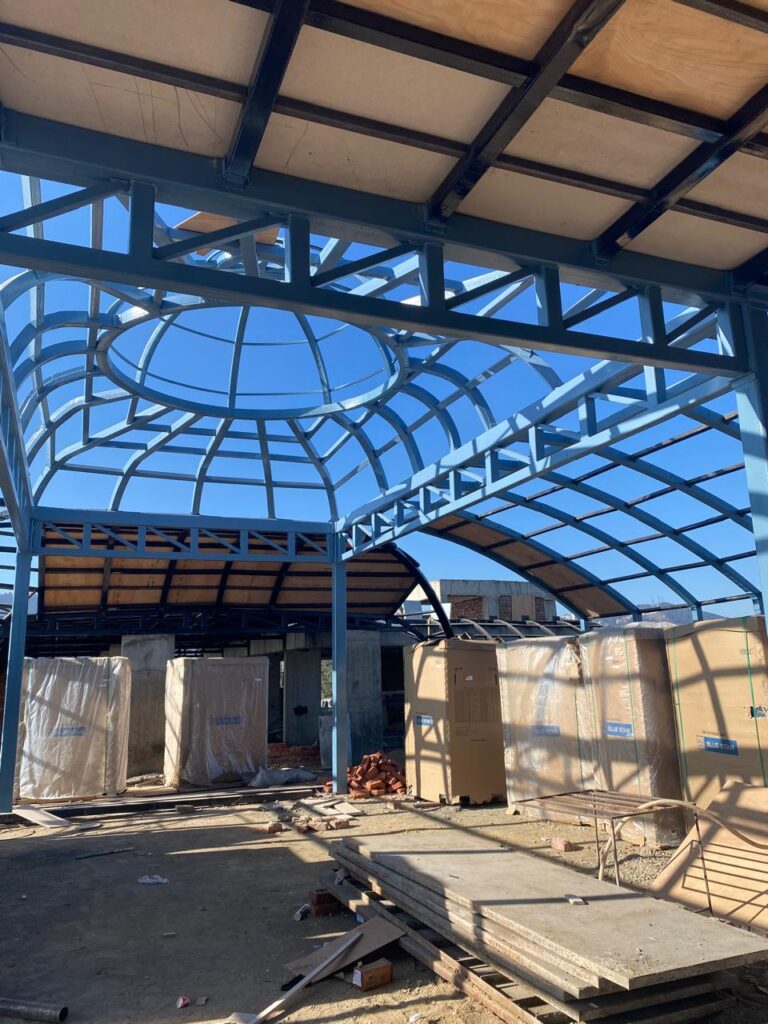 prefab central roof top structure