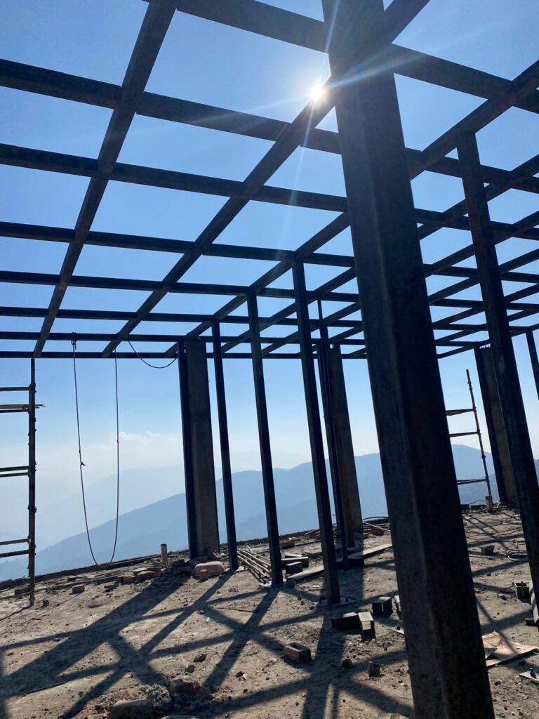 prefab club house 1st floor structure